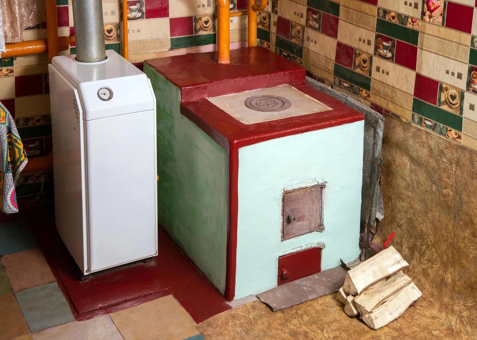Chaudière à bois pour sécuriser un installation intérieur